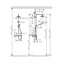 Душова система HANSGROHE Croma Select E 180 2jet, 27256400
